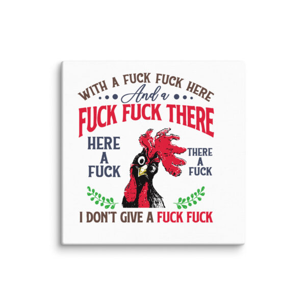 Old McDonald Had No F*cks Left – Rooster Rant Tee - Image 2